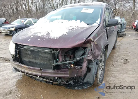 2012 Honda Odyssey Ex-L из США, поврежденный, VIN 5FNRL5H60CB044087